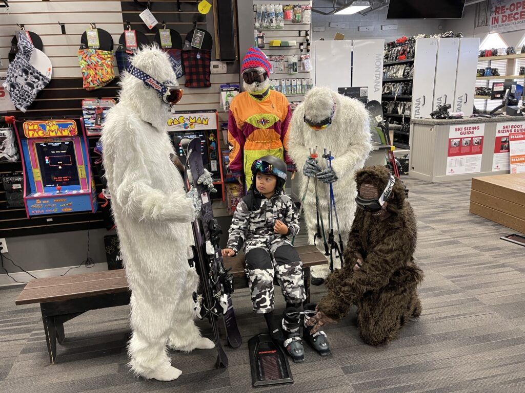 Season Ski Rentals at AJ Motion Sports in Sandy, UT.